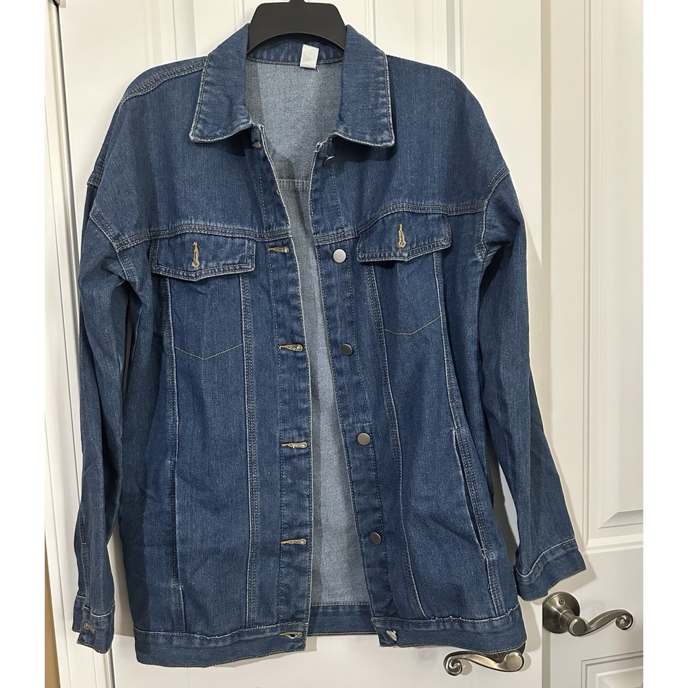 Women's Denim Jean Jacket medium